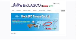 Desktop Screenshot of biolasco.com.tw